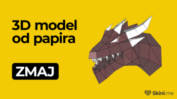 Model od papira - zmaj